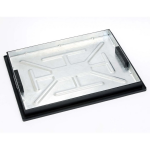 MANHOLE COVER & FRAME RECESSED 600 X 450MM 5.0T TRAY T11G3