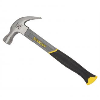 STANLEY FIBREGLASS CURVED CLAW HAMMER 20OZ 0-51-310