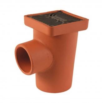 100MM SUPERSLEVE GULLY SQUARE P OUTLET SG2/1