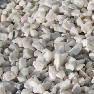 10MM WHITE DOLOMITE POLAR STONE CHIPPINGS 25KG BAG