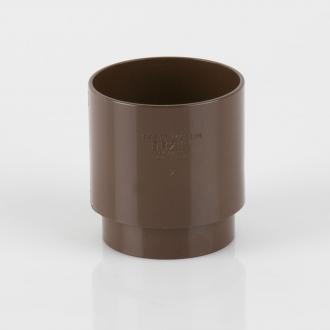 68MM ROUND BROWN DOWNPIPE CONNECTOR BR206BR