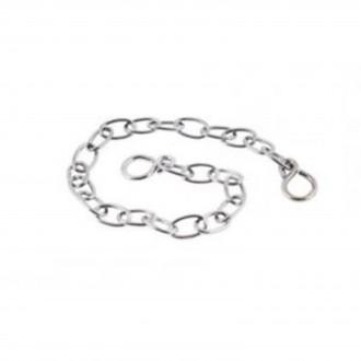 18" BATH CHAIN WITH HOOK CHROME AND OVAL CH8