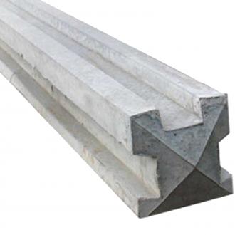 Concrete Slotted 3-Way Post