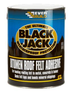 904 EVERBUILD BITUMEN ROOF FELT ADHESIVE 5L 90405 486995