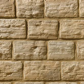 BRADSTONE SQUARE COURSED RUBBL 125MM BUFF (4.72M2 PACK)