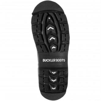 BUCKBOOTZ SAFETY WELLINGTON BLACK SIZE 10 BBZ6000BK