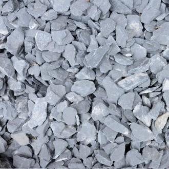 40MM BLUE SLATE CHIPPINGS 25KG BAG