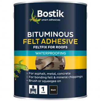 CEMENTONE FELTFIX BITUMEN ROOF FELT ADHESIVE BLACK 1LTR