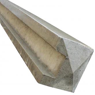 CONCRETE SLOTTED FENCE END POST 1500MM   5ft