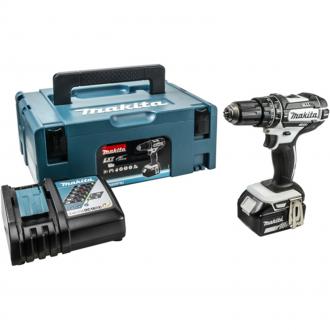 MAKITA DHP482M1JW 18V COMBI DRILL LXT WHITE