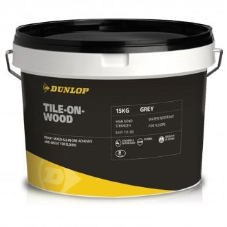 DUNLOP TILE ON WOOD ADHESIVE GREY 15KG 18628