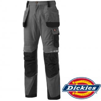 DICKIES PRO HOLSTER TROUSERS DP1005 GREY/BLACK 38 R