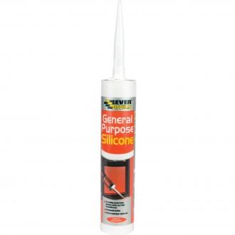 EVERBUILD GENERAL PURPOSE SILICONE C3 280ML WHITE 467061