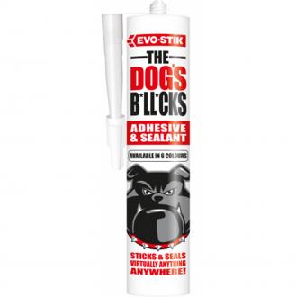 EVO-STIK DOGS B*LL*CKS WHITE ADHESIVE & SEALANT 290ML