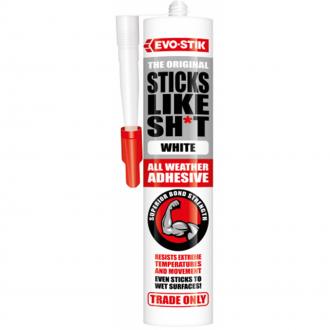 EVOSTIK STICKS LIKE SH*T 290ML ADHESIVE WHITE