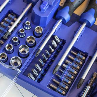 FAITHFULL 63PC SCREWDRIVER SET FOLD OUT (FAISDSET63)