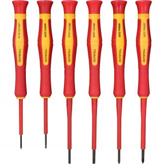 FAITHFULL 6PC PRECISION VDE SCREWDRIVER SET (FAISDVDEMINI)