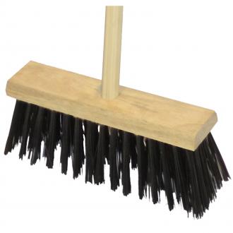 FAITHFULL BROOM PVC 13" WITH HANDLE FAIBRPVC13H