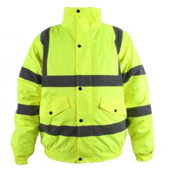 HI-VIS BOMBER JACKET YELLOW 8001408  XXXL