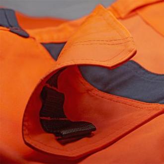 HI-VIS STRETCH SHORTS ORANGE/NAVY 40R TR7174