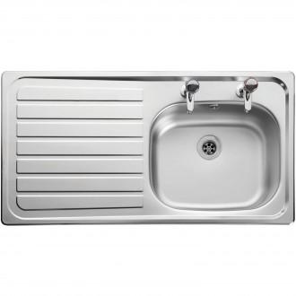 LEXIN RANGEMASTER S/STEEL SINK LHD 2TH  950 x 508 LE95L