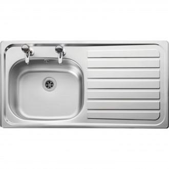 LEXIN RANGEMASTER S/STEEL SINK RHD 2TH  950 x 508 LE95R