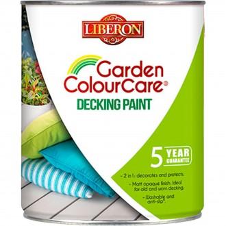 LIBERON DECKING PAINT GUN METAL 2.5LTR 110111 LIBDPGM25L