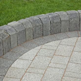 MARSHALLS TEGULA KERB SPLAYED 130 X 250 X 160MM