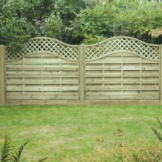 OMEGA & LATICE FENCE PANEL 1800 X 1800MM