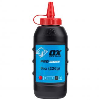 OX PRO CHALK REFILL 226G - RED OX-P025701