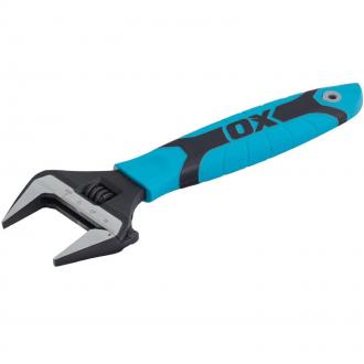 OX PRO SERIES ADJUSTABLE EXTRA WIDE JAW 8" WRENCH OX-P324608