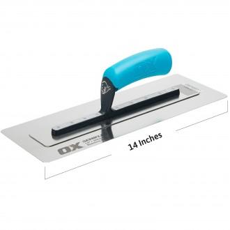 OX PRO STAINLESS STEEL 356MM PLASTERERS TROWEL OX-P011014