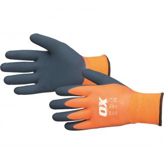 OX WATERPROOF THERMAL GLOVES LATEX EXTRA LARGE OX-S483910