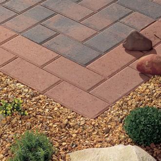 PLASPAVE BLOCK PAVING 50MM RED