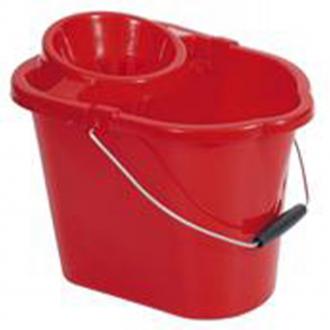 PLASTIC MOP BUCKET 12L RED HNHMOPRED