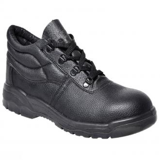 LEATHER SAFETY BOOT CHUKKA BLACK FW21 SIZE 14 (49)