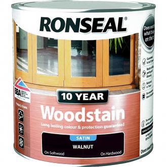 RONSEAL TRADE 10 YEAR WOODSTAIN 750ML WALNUT