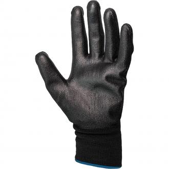 SCAN BLACK PU GLOVES PACK OF 10 (SCAGLOPU10)