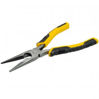 STANLEY LONG NOSE PLIERS 200MM CUSHION GRIP STHT0-74364