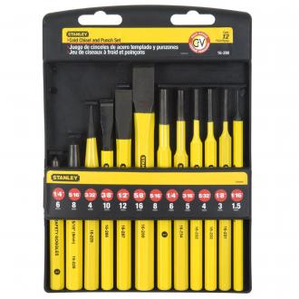 STANLEY PUNCH & CHISEL SET 12PC 4-18-299