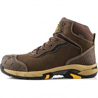 TRADEZ BLITZ WATERPROOF SAFETY BOOT BROWN BLITZ BR SIZE 8