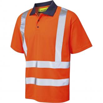 VELTUFF HI-VIS POLO SHIRT ORANGE HV3526 LARGE