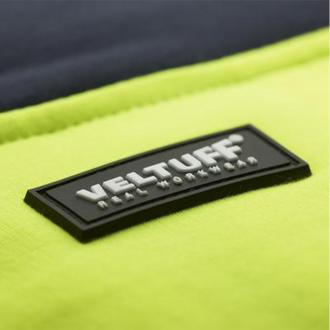 VELTUFF HI-VIS ZIP SWEATSHIRT YELLOW/NAVY HV2264 X LARGE