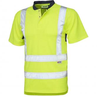 VELTUFF REFLEX HI-VIS T SHIRT HV5202 YELLOW X LARGE