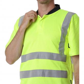 VELTUFF REFLEX HI-VIS T SHIRT HV5202 YELLOW LARGE