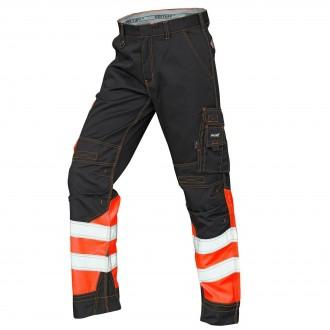 RICHMOND HI-VIS TROUSER ORANGE/BLACK 34R TR5151