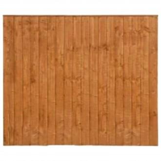 FEATHER EDGE FENCE PANEL 6' X 4' CLOSE VERTICAL BOARDED