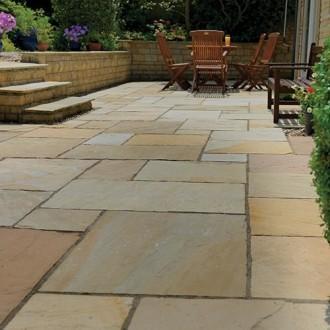 PAVESTONE NATURAL STONE PATIO PACK RAJ SANDSTONE 20.7m2