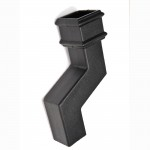 65MM CAST IRON STYLE SQUARE DOWNPIPE 115MM OFFSET BR5115CI