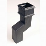 65MM CAST IRON STYLE SQUARE DOWNPIPE 75MM OFFSET BR575CI